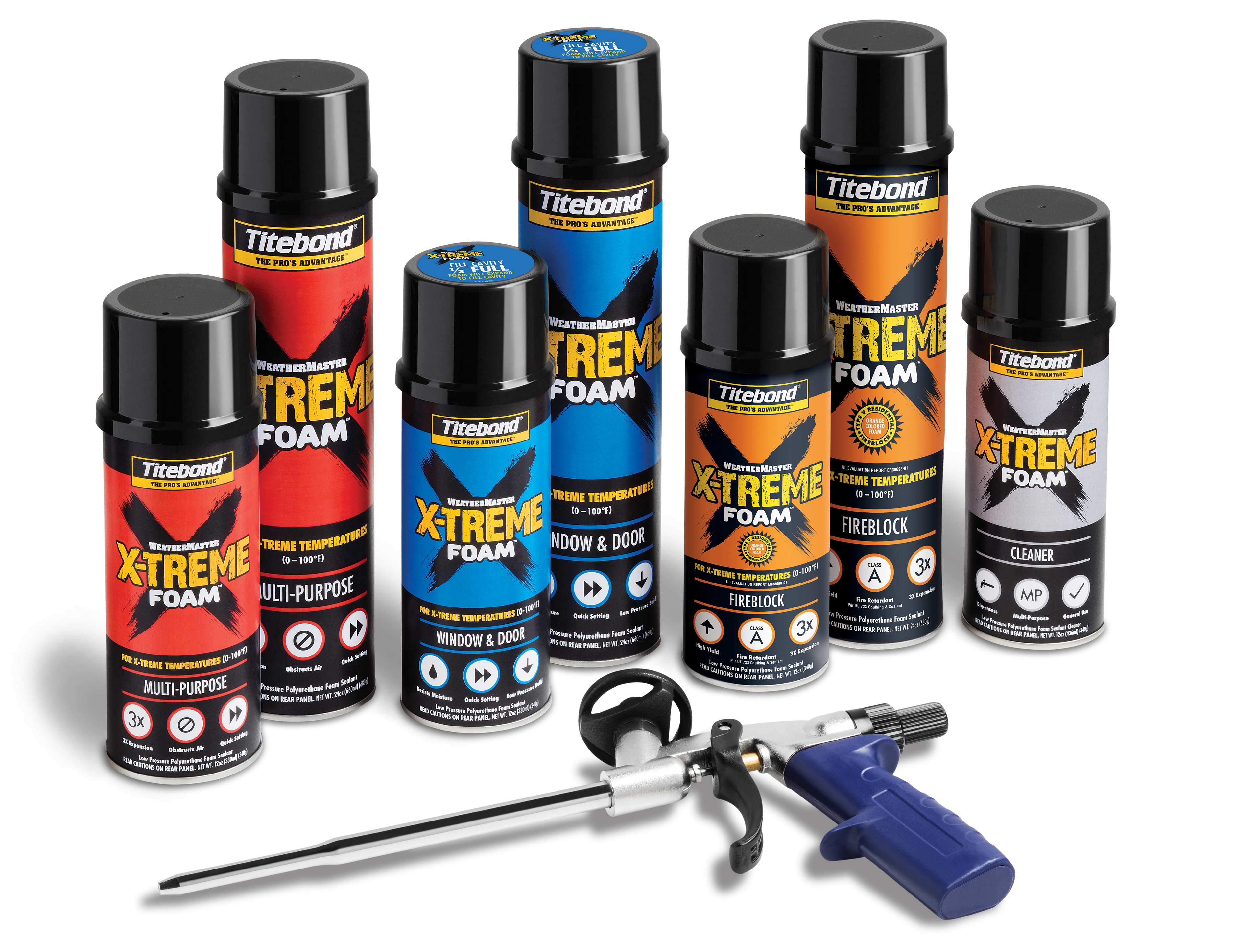 TITEBOND X-TREME AEROSOL FOAM DISPENSER GUN 17862 | Spray Foam